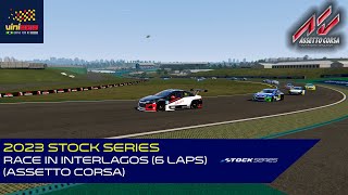 2023 Stock Series  Race in Interlagos 6 laps  NEW SKINPACK Assetto Corsa [upl. by Aramoj]