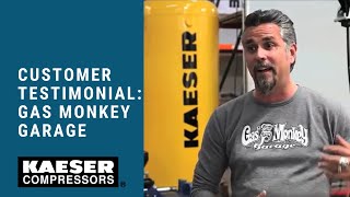 Kaeser Compressors Customer Testimonial Gas Monkey Garage [upl. by Nogam]