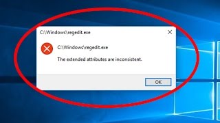 How To Fix The extended attributes are inconsistent Error in windows 88110 [upl. by Nie]