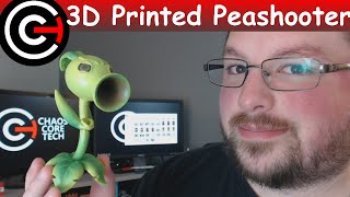 3D Printed Peashooter Plants Vs Zombies Garden Warfare 2 [upl. by Aix520]