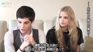 Logan Lerman amp Gabriella Wilde Interview In Japan [upl. by Gladstone]