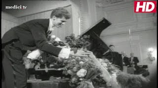 Van Cliburn wins the First International Tchaikovsky Competition in Moscow in 1958 [upl. by Nayar]