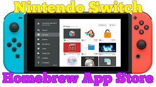 Nintendo Switch Homebrew App Store  Review DeutschHD [upl. by Allak]