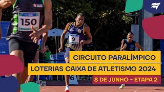 2ª fase Circuito Paralímpico Loterias Caixa de atletismo  etapa 2  8 de junho de 2024 [upl. by Aihsital]