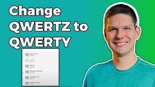 How To Change QWERTZ To QWERTY [upl. by Nnodnarb]