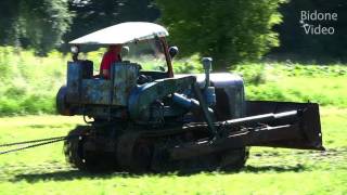 Raupe zieht TractorPulling Bremswagen  Bulldozer pulls [upl. by Chuck]