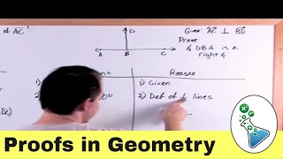 Writing Proofs in Geometry Fast amp Easy Method [upl. by Potts]