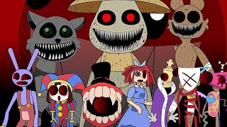 Digital Circus  House of Horrors Season 3  Secret ending  Complete series FNF Animation [upl. by Raynell]