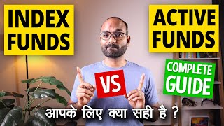 Index Funds vs Mutual Funds  What is Best Index vs Active Funds  Complete Guide [upl. by Iru201]