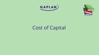 Cost of Capital WACC [upl. by Retlaw]