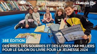 Des rires des sourires et des livres par milliers pour la 38e édition du Salon du livre pour la [upl. by Acinorehs]