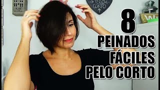 Peinados fáciles para pelo corto  Miss Leesi [upl. by Tyrone]