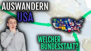 Auswandern USA 🇺🇸  Aber welcher Bundesstaat ist der beste Analyse [upl. by Geraldine]