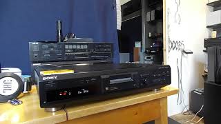 Sony MiniDisc MDS JE330 Recorder Player hibátlan felvétel lejátszásés megkímélt állapotban eladó [upl. by Eirollam273]