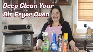 BEST Way to Clean Instant Air Fryer Oven  Tips to Deep Clean your Omni Omni Plus or Vortex Plus [upl. by Noivad77]