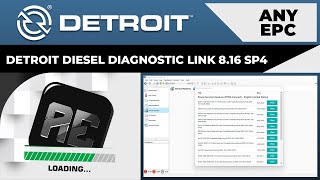 DETROIT DIESEL DIAGNOSTIC LINK 816 SP4  INSTALLATION [upl. by Halsy823]