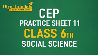 6th Class SST Worksheet 11 Solution for Competency Enhancement Exam 2024 [upl. by Areht878]