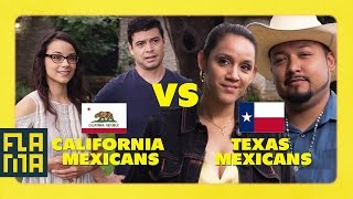 California Mexicans vs Texas Mexicans [upl. by Ycrep626]