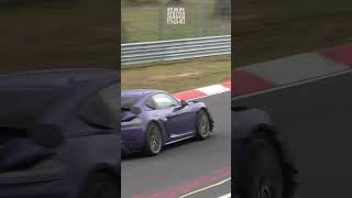 2024 Porsche Cayman 718 GT4 RS MR Manthey Racing at the Nurburgring  Loud exhaust [upl. by Bari]