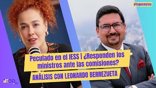 Peculado en el IESS  ¿Responden los ministros ante las comisiones [upl. by Mauchi]