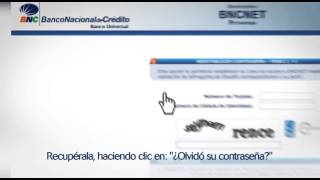 Tutorial  Recuperación de contraseña para operaciones en BNCNET [upl. by Amber878]