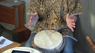 Learn to improvise on djembe while staying in the binary or ternary timing Step by step approach HD [upl. by Haidabej]