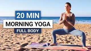 20 Min Morning Yoga Flow  Full Body Yoga For All Levels [upl. by Llerehc179]