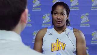 Derek Spallone One On One Interview With Chicago Sky Center Markeisha Gatling [upl. by Dnomsad]