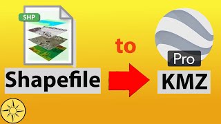 Easy way to convert shapefile to kmz [upl. by Naujit]
