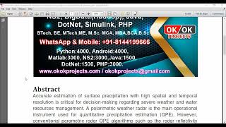 Polarimetric Radar Quantitative Precipitation Estimation Using Deep Convolutional Neural Networks [upl. by Georgena]