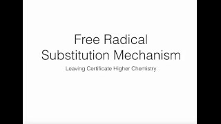 Free Radical Mechanism for the Chlorination of Methane [upl. by Territus748]