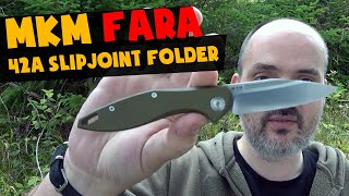 MKM Fara Vorstellung  EDC Messer Slipjoint 42a [upl. by Atalanta]