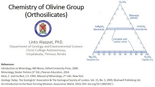 Chemistry and phase changes of Olivine Group of Minerals [upl. by Eetsim]