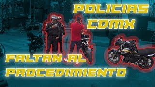 Policías de SSP Pasan sobre los procedimientos en CDMX  Historia y recomendaciones [upl. by Nollid]