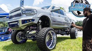 OUR NEW 18 inch lifted RAM at IDRIVE THROW DOWN 2024 [upl. by Arriaes]