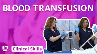 Blood Transfusion  Clinical Nursing Skills  LevelUpRN​ [upl. by Lenahs]