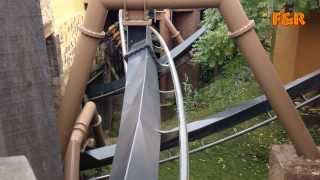 Phantasialand  Deep in Africa  Black Mamba Onride amp Offride  HD mit original Soundtrack [upl. by Nomar]