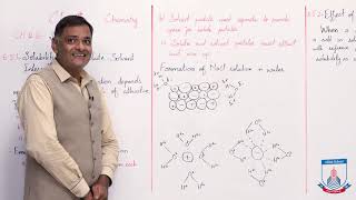 Class 9  Chemistry  Chapter 6  Lecture 5  Solubility with Respect to a  Allied Schools [upl. by Airehc891]