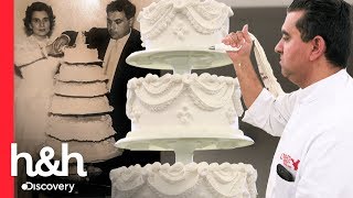 Buddy faz uma réplica de um bolo de casamento de 60 anos atrás  Cake Boss  Discovery HampH Brasil [upl. by Torre]