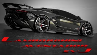 Lamborghini Aventador SVJ restyling widebody review [upl. by Aynekal]