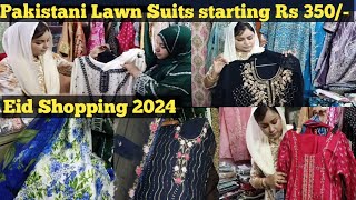 Eid collection 2024  Pakistani suit shop in Kolkata  Pakistani Lawn suits  eidshopping viral [upl. by Balough]