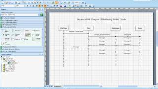 Sequence UML Diagrams Example Understanding amp Creating them using Microsoft Visio [upl. by Ayat]