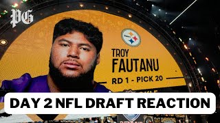 Steelers 2024 NFL draft livesteam Day 2 reaction with Chris Carter Paul Zeise Jason Mackey [upl. by Aloysia806]