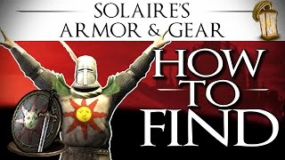 Solaires Armor amp Weapon Set  Dark Souls 3 GUIDE [upl. by Yenffit]