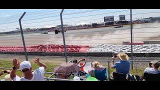 Max Verstappen crash 1st lap British GP [upl. by Bartle89]