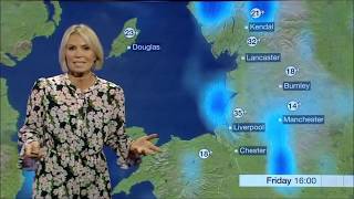 Window On Weather  NW Eng Thu 200918 the late Dianne Oxberry BBC [upl. by Nnaer]