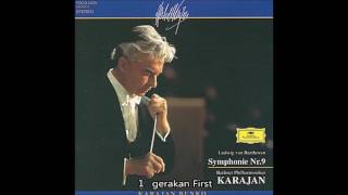 Beethoven  Symphony No9 D minor Op125 quotChoralquot Karajan Berlin Philharmonic Orchestra 1962 [upl. by Eladnar]