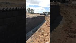 Satisfying bricklaying 😮‍💨 🎥 ViralHog [upl. by Nadroj]