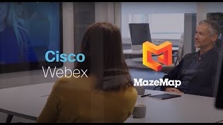 Cisco Webex amp MazeMap  Plan for a Safe Return to the Office [upl. by Mcspadden]