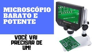 Microscópio Digital Portátil DM7  Zoom Digital 401000X Bom e Barato  TESTADO e APROVADO [upl. by Meenen]